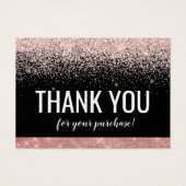 購入された顧客の割引カードに感謝 (正面)