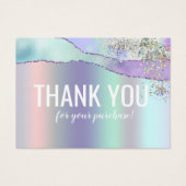 購入された顧客の割引カードに感謝 (正面)