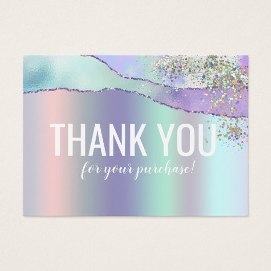 購入された顧客の割引カードに感謝 (正面)