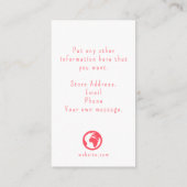 購入したラブハート挿入カードをありがとう エンクロージャーカード (裏面)