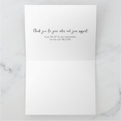 購入した感謝していスモールビジネス向けに編集可能 サンキューカード (内部)