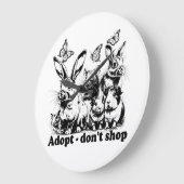 購入しない採用 – Uhr ラージ壁時計 (傾斜)