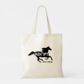 購入しない馬を採用 トートバッグ (裏面)