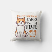 購入に時間がかかる – かわいい猫好き クッション (正面)