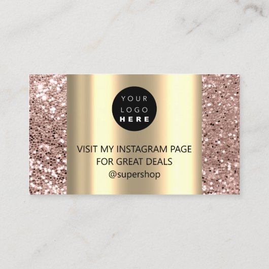 購入インスタンス割引コードに感謝 名刺 (裏面)