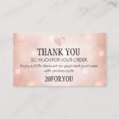 購入インスタンス割引コードバラ 名刺 (正面)