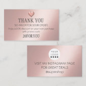 購入インスタンス割引コードバラ 名刺 (正面/裏面)