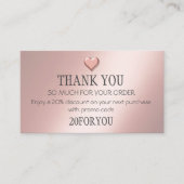 購入インスタンス割引コードバラ 名刺 (正面)