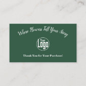 購入グリーンフローリストありがとう 割引カード (正面)