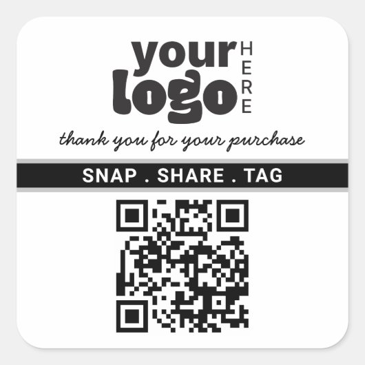 購入シンプルSmall Business スクエアシール (正面)