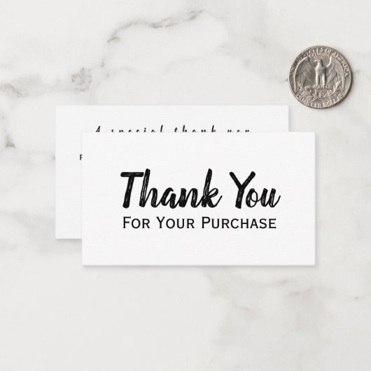 購入スクリプトをご利用いただきありがとうモダンございまミニマルす。 ノートカード (正面/裏面インサイチュ)