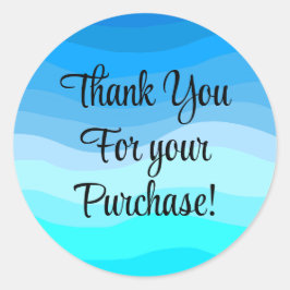 購入スタンプをありがとう ラウンドシール