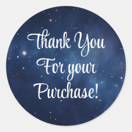 購入スタンプをありがとう ラウンドシール