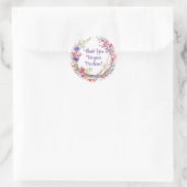 購入スタンプをありがとう ラウンドシール (バッグ)