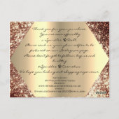 購入バラ金ゴールドロゴ ポストカード (裏面)