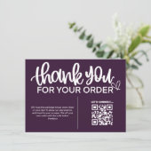 購入パッケ感謝していージのQRコード エンクロージャーカード (スタンド正面)