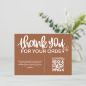 購入パッケ感謝していージのQRコード エンクロージャーカード (スタンド正面)