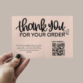 購入パッケ感謝していージのQRコード エンクロージャーカード