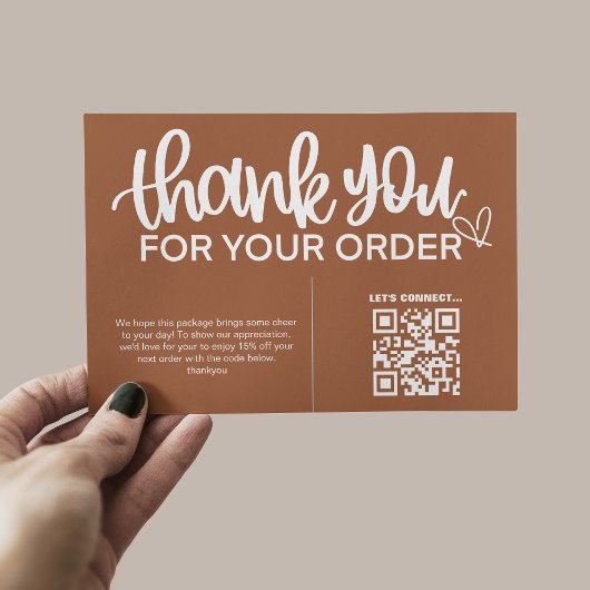 購入パッケ感謝していージのQRコード エンクロージャーカード