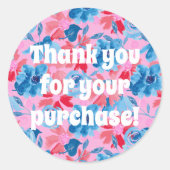 購入フローラをありがとうはっきりした ラウンドシール (正面)