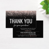 購入割引の挿入カードをありがとう (デスク)