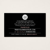 購入割引の挿入カードをありがとう (裏面)