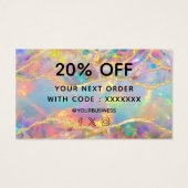 購入感謝していカラフルのオプション (裏面)