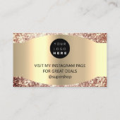 購入感謝していハート割引コードロゴバラ 名刺 (裏面)