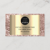 購入感謝していハート割引コードロゴVIPの場合 名刺 (裏面)