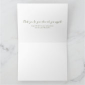 購入感謝してい業務の編集 サンキューカード (内部)