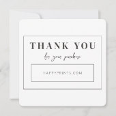 購入感謝してい業務の編集 サンキューカード (正面)