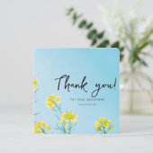 購入感謝してい業務の編集 サンキューカード (スタンド正面)