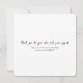 購入感謝してい業務の編集 サンキューカード (裏面)