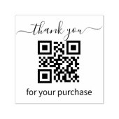 購入感謝してい用のQRコード セルフインキングスタンプ (デザイン)