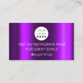 購入Instagr割引コード梅ありがとう 名刺 (裏面)