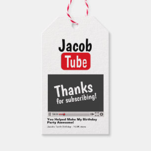 購読感謝してい用メッセージカード ギフトタグ