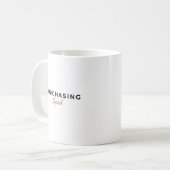 購買チーム コーヒーマグカップ (正面左)