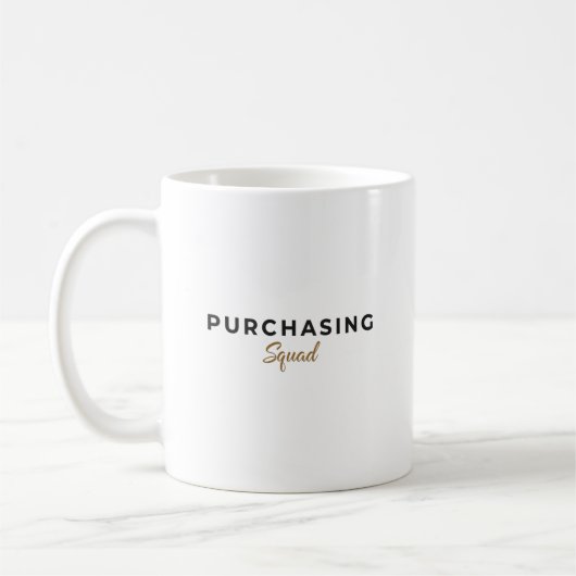 購買チーム コーヒーマグカップ (左)