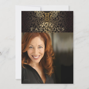 贅沢でシックな写真の招待状 招待状