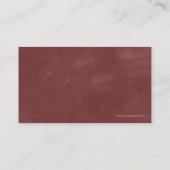 贅沢で赤い弁護士は正義の金ゴールドの効果のはかりで測ました 名刺 (裏面)