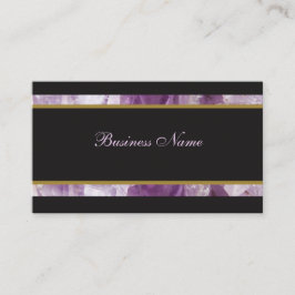 贅沢なアメジスト 名刺
