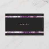 贅沢なアメジスト 名刺 (裏面)