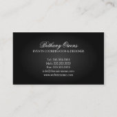 贅沢なイベントプランナー 名刺 (裏面)