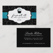 贅沢なカップケーキの名刺 名刺 (正面/裏面)