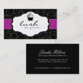 贅沢なカップケーキの名刺 名刺 (正面/裏面)