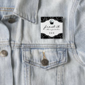 贅沢なカップケーキの名札 缶バッジ (インサイチュ)