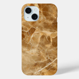 贅沢なキャラメルマーブルiPhoneケース iPhone 15ケース