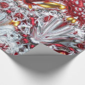 贅沢なクリスマスの装飾の包装紙 ラッピングペーパー (角)