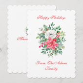 贅沢なクリスマスカード シーズンカード (正面/裏面)