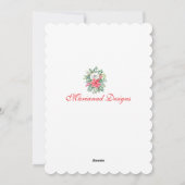 贅沢なクリスマスカード シーズンカード (裏面)